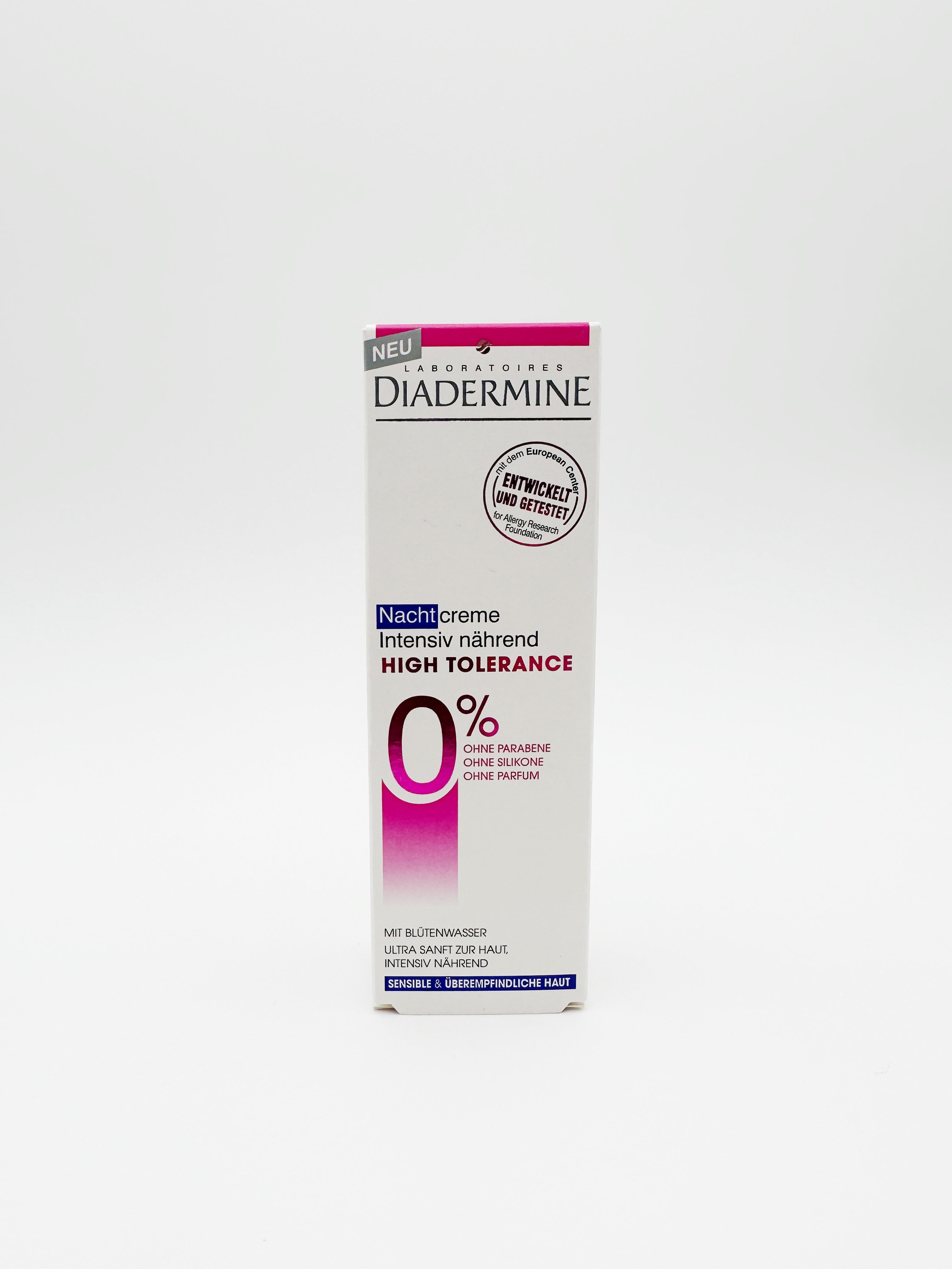 Diadermine High Tolerance Nachtcreme 50ml