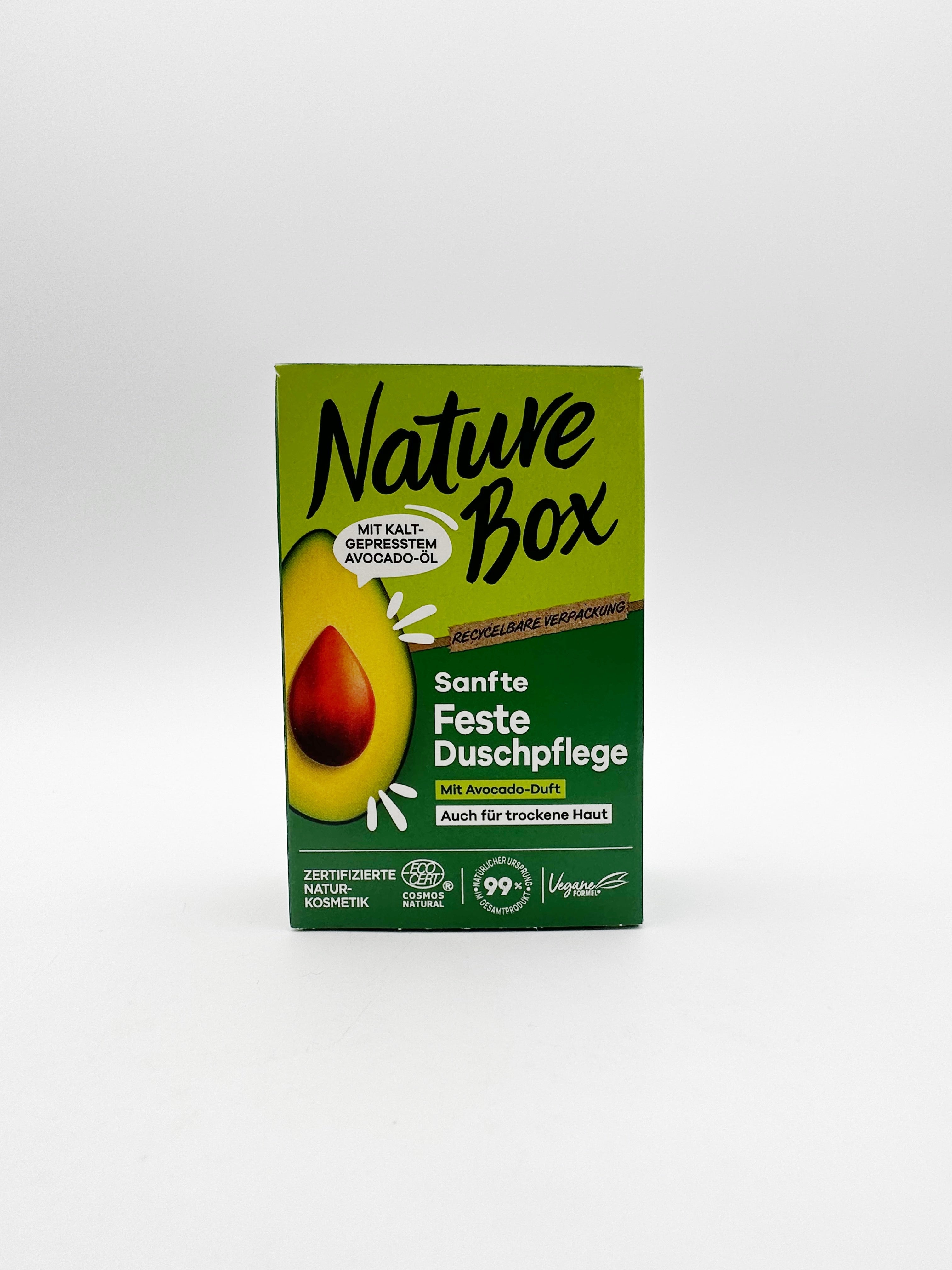 Nature Box solid shower gel with avocado scent