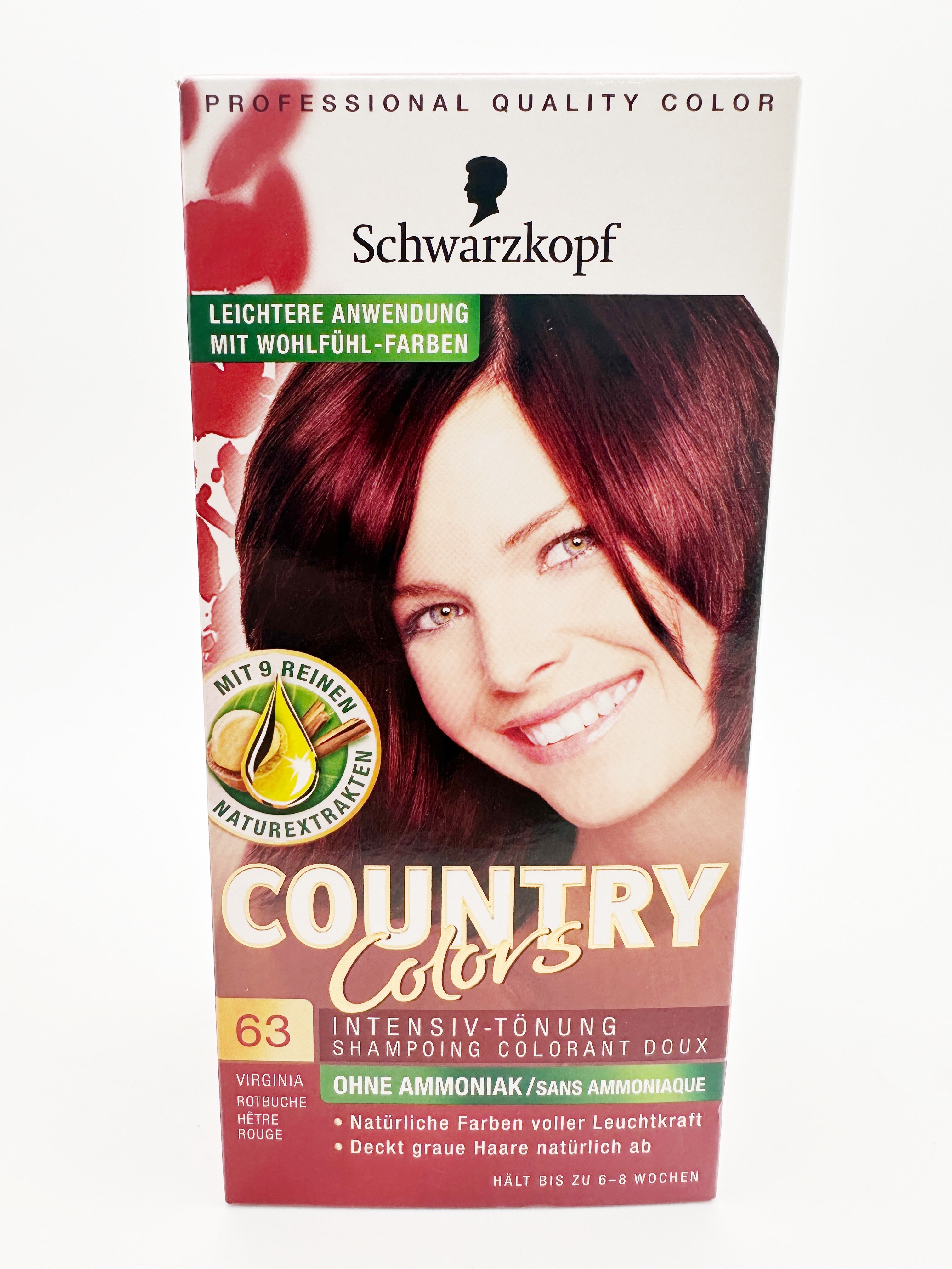 Schwarzkopf Country Colors 63 Virginia Rotbuche