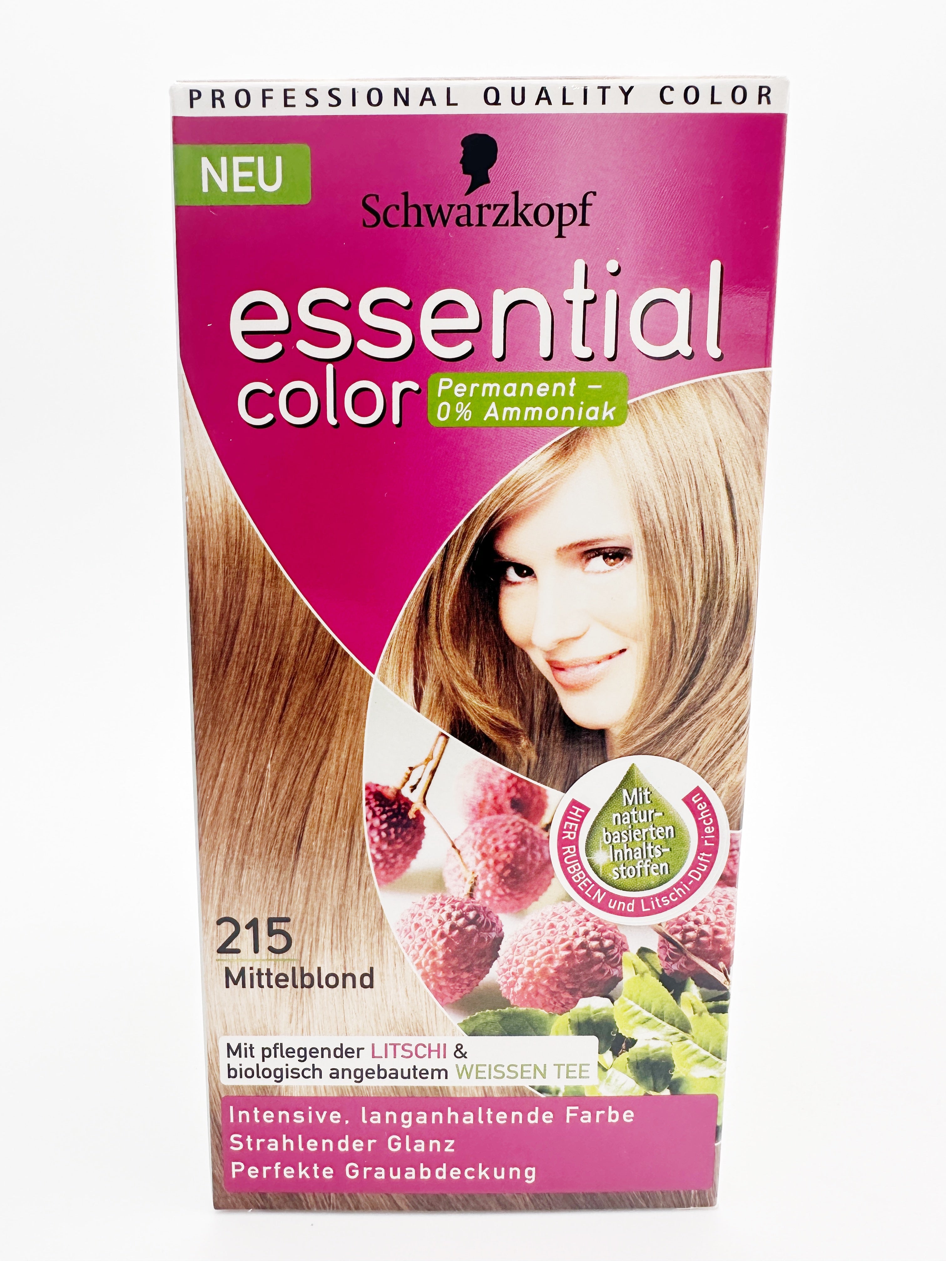 Schwarzkopf Essential Color 215 Mittelblond