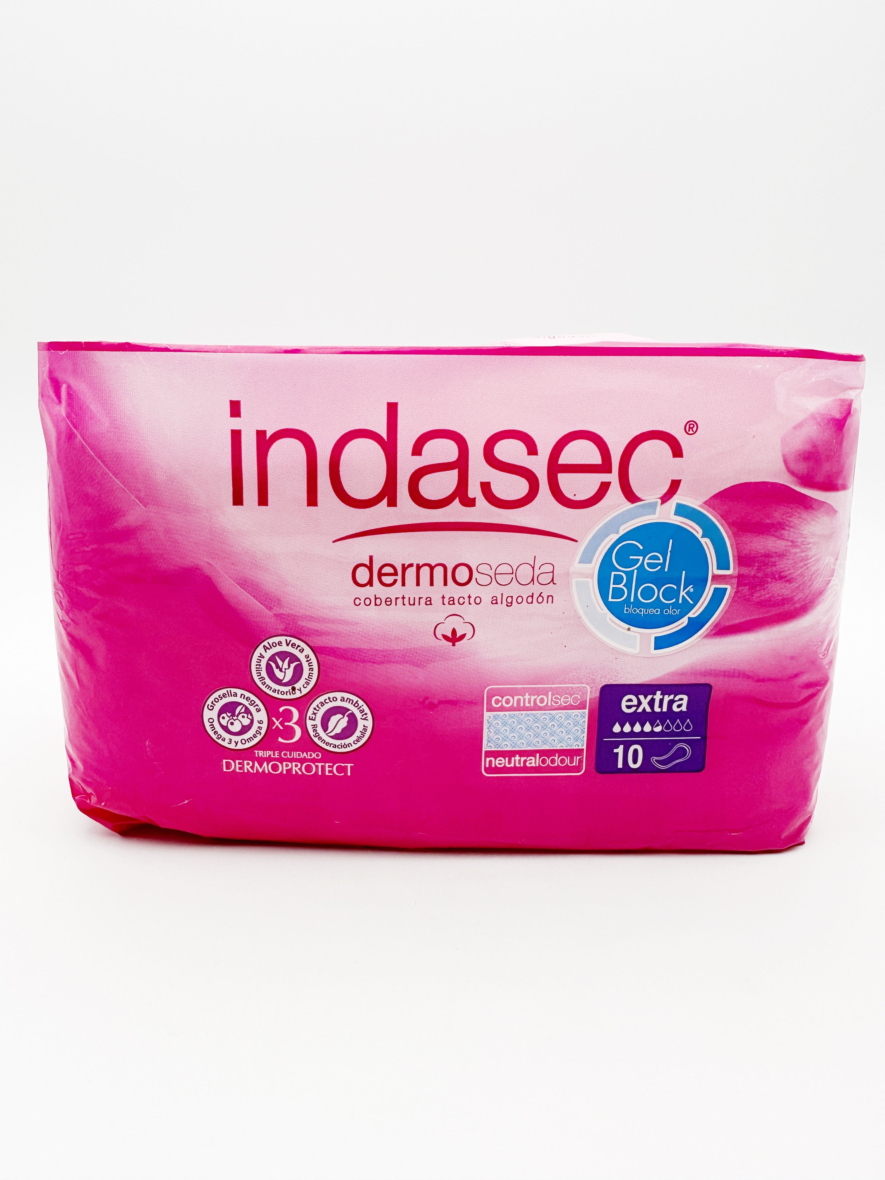 Indasec 10 panty liners extra