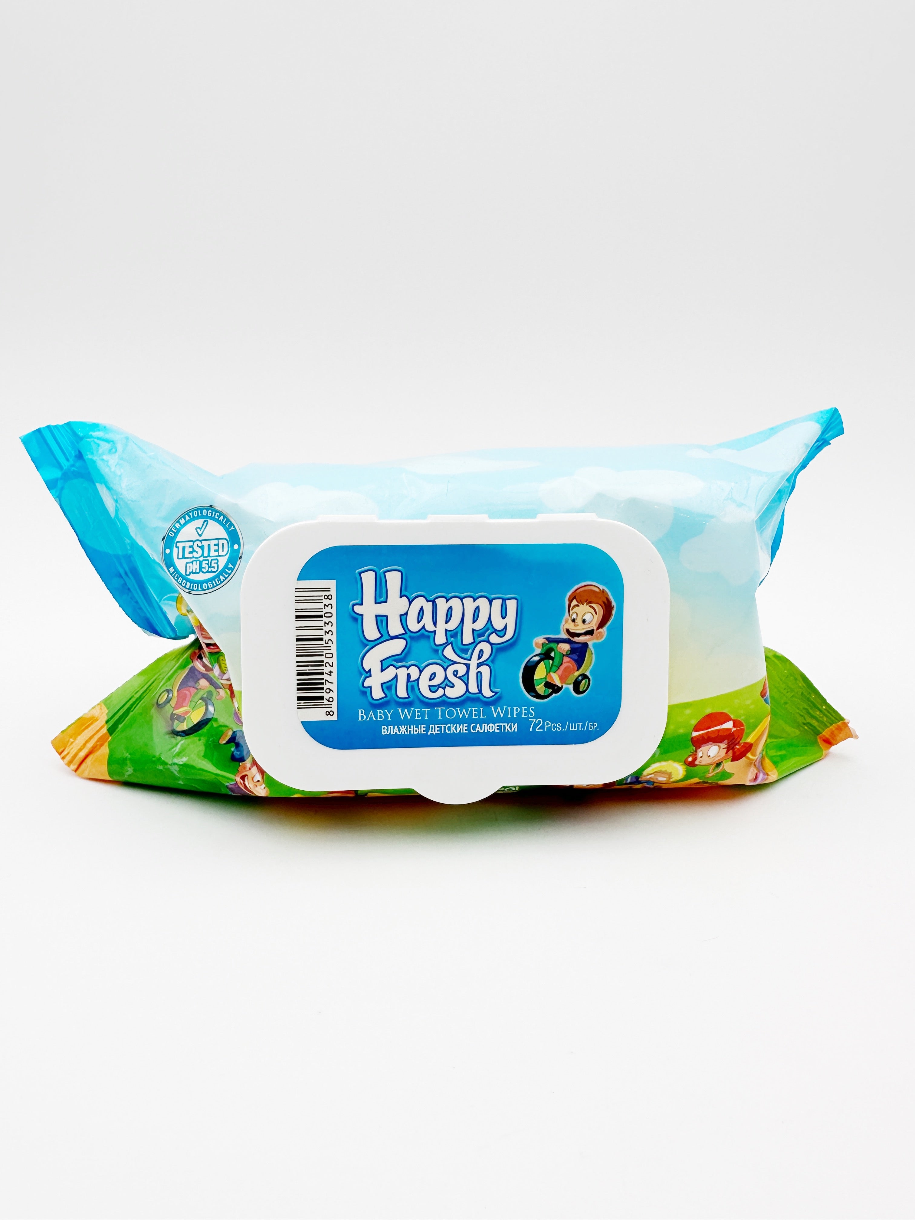 HappyFresh wet wipes 72pcs.