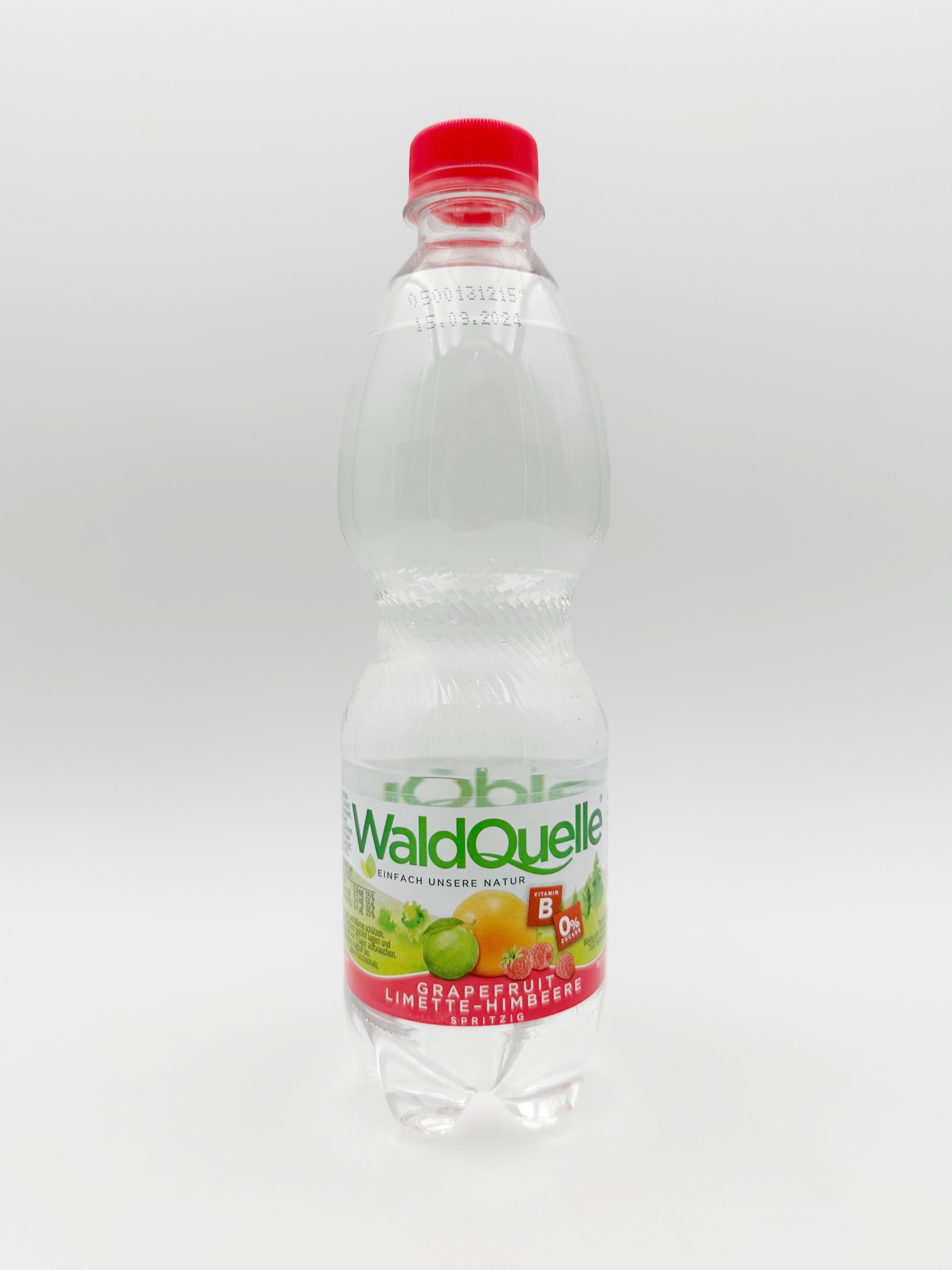 Waldquelle Mineralwasser Grapefruit-Limette-Himbeere 0,5l 12er Tray