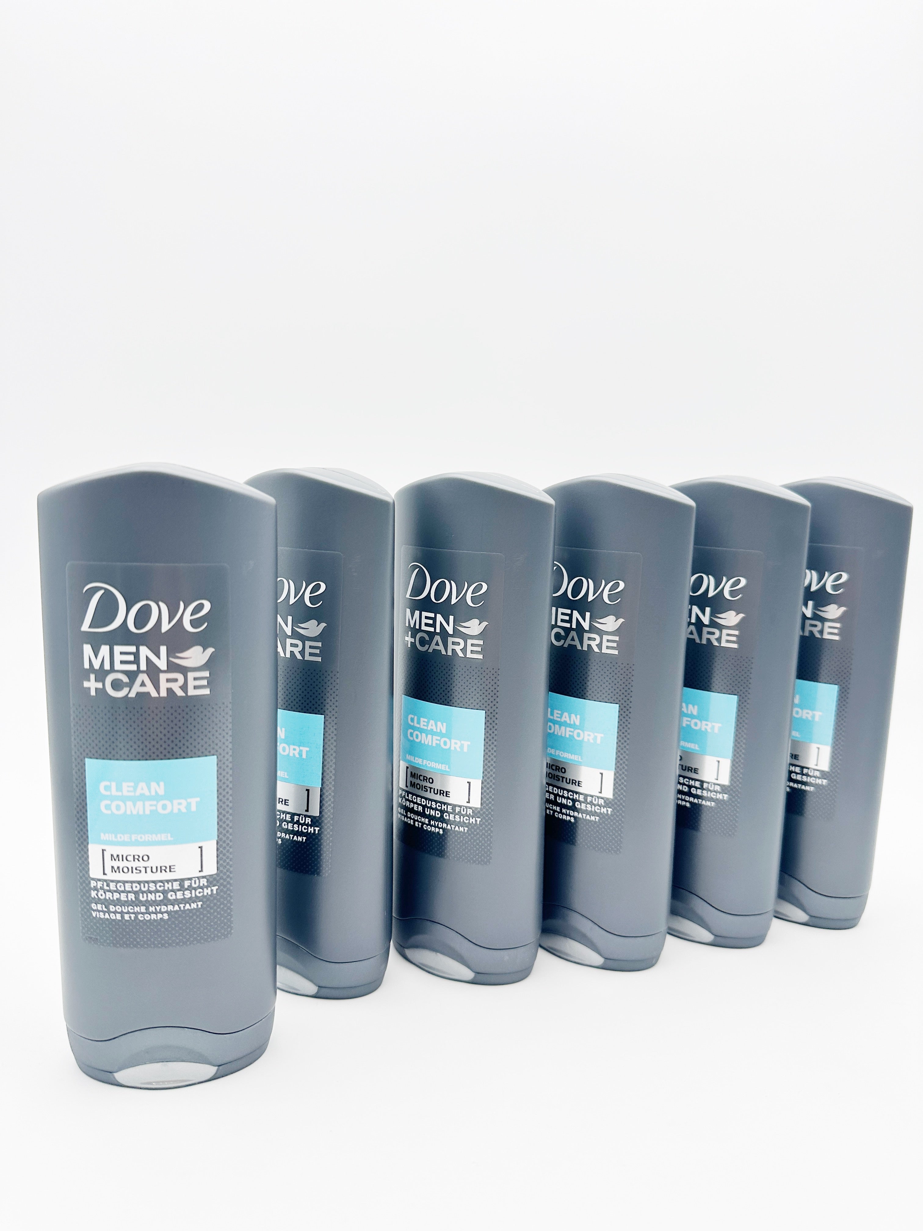 6er Set DOVE DUSCH MEN CLEAN COMFORT 250ML