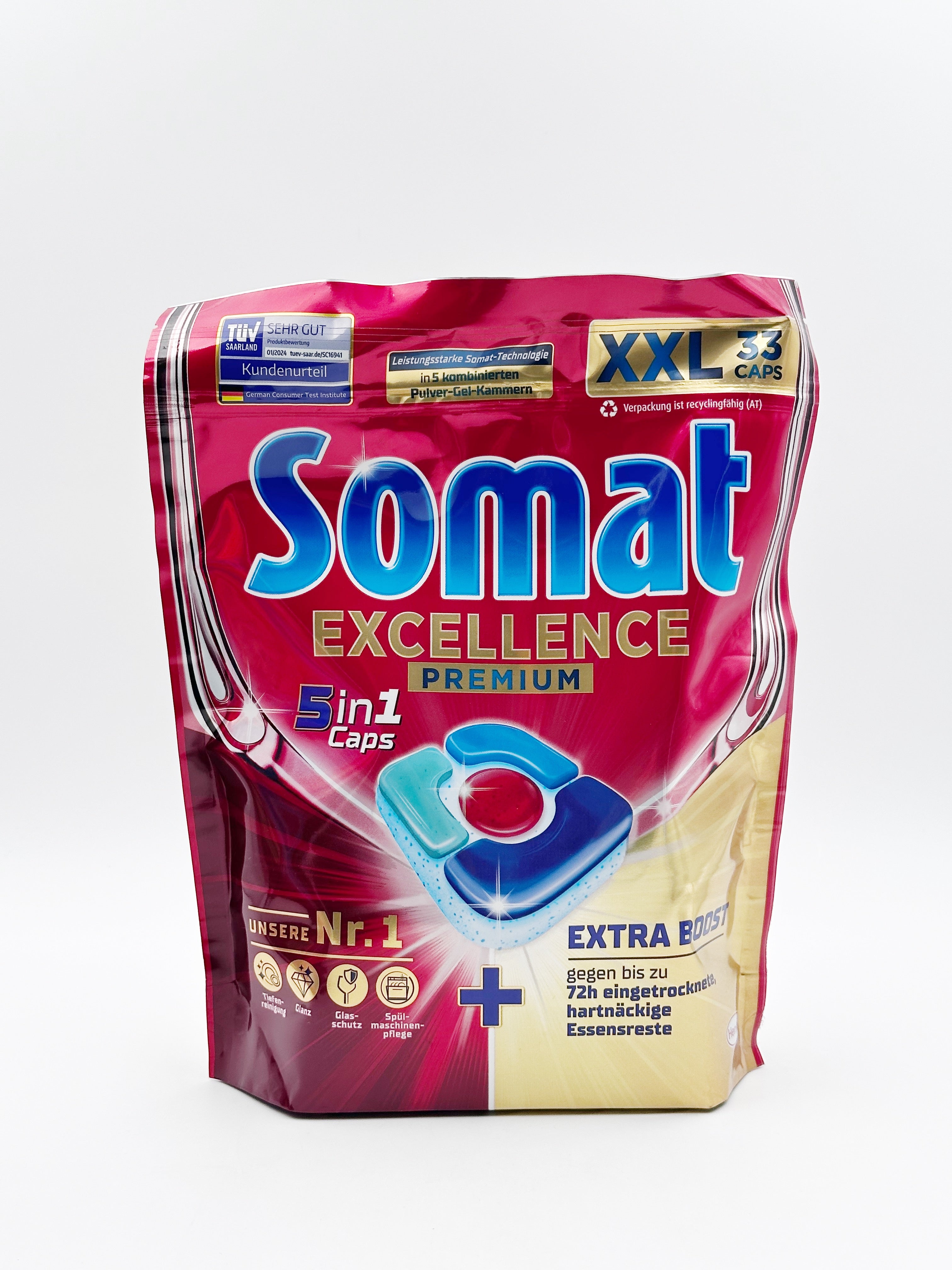 Somat Excellence 5in1 Caps – 33 Stück