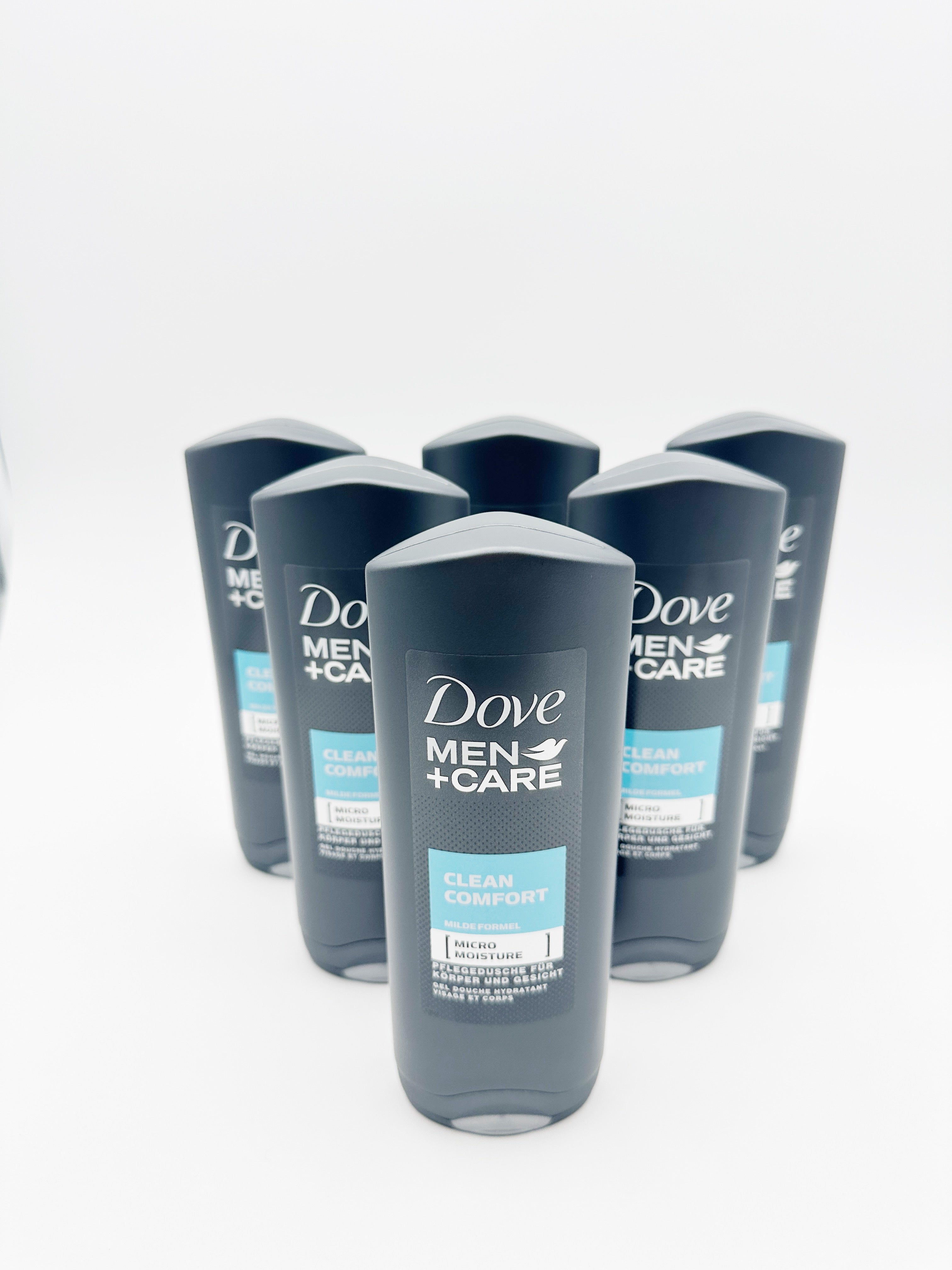 6er Set DOVE DUSCH MEN CLEAN COMFORT 250ML