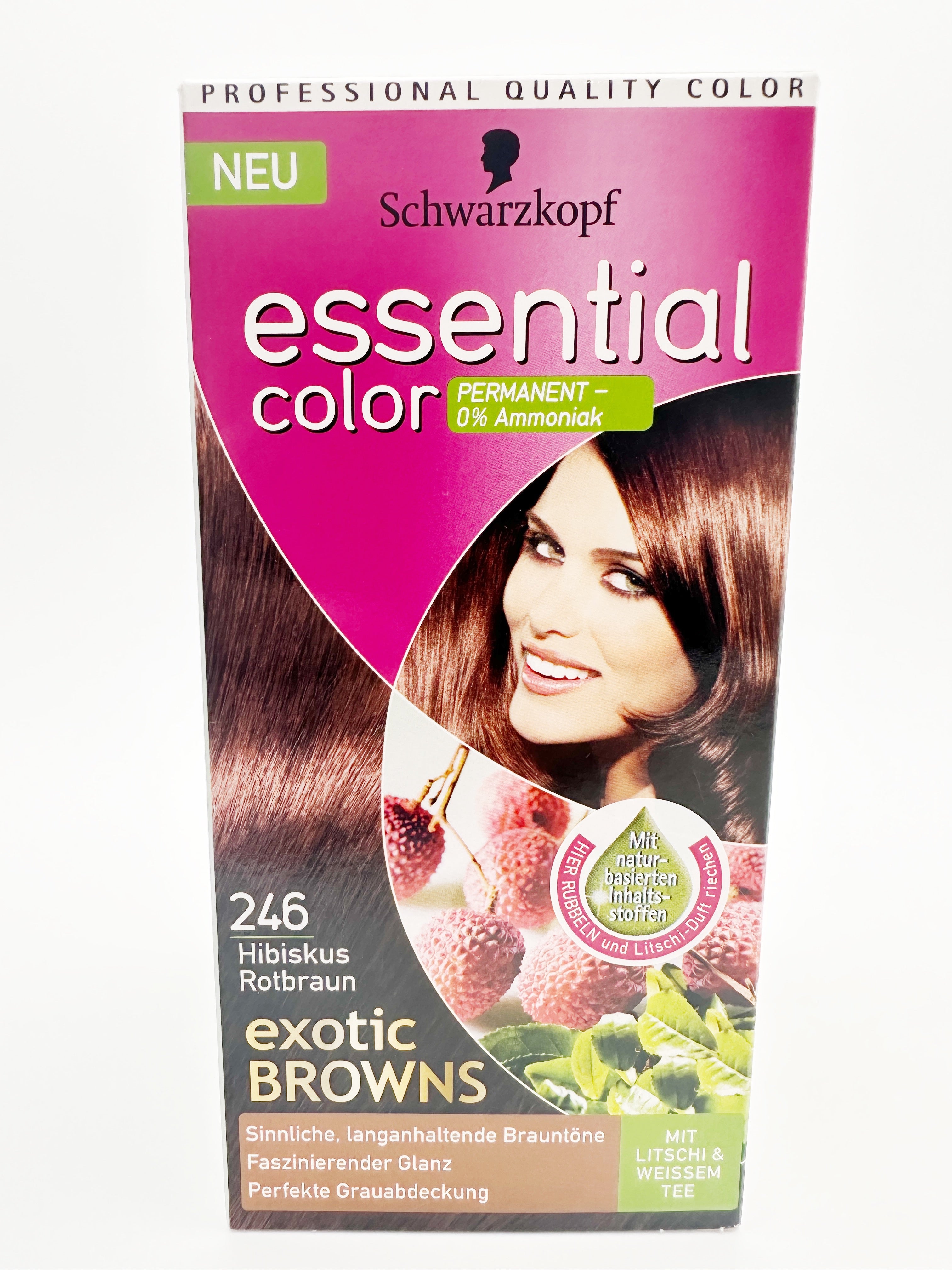 Schwarzkopf Essential Color 246 Hibiskus Rotbraun