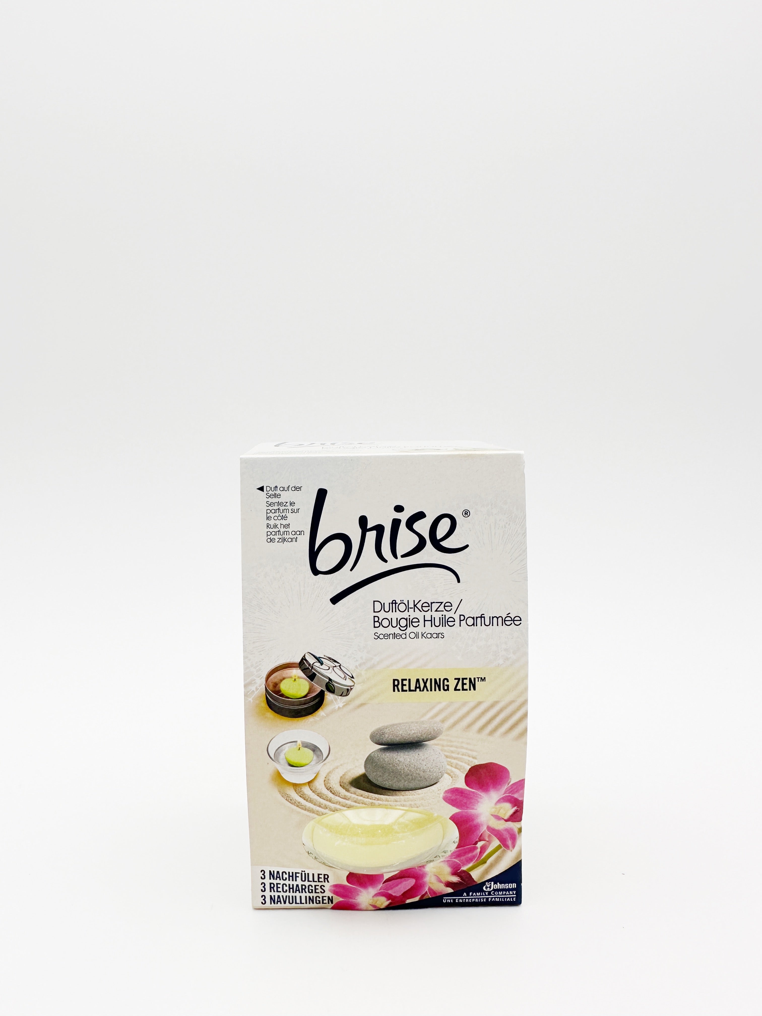 Brise Fragrance Oil Candle 3 Refills Relaxing Zen