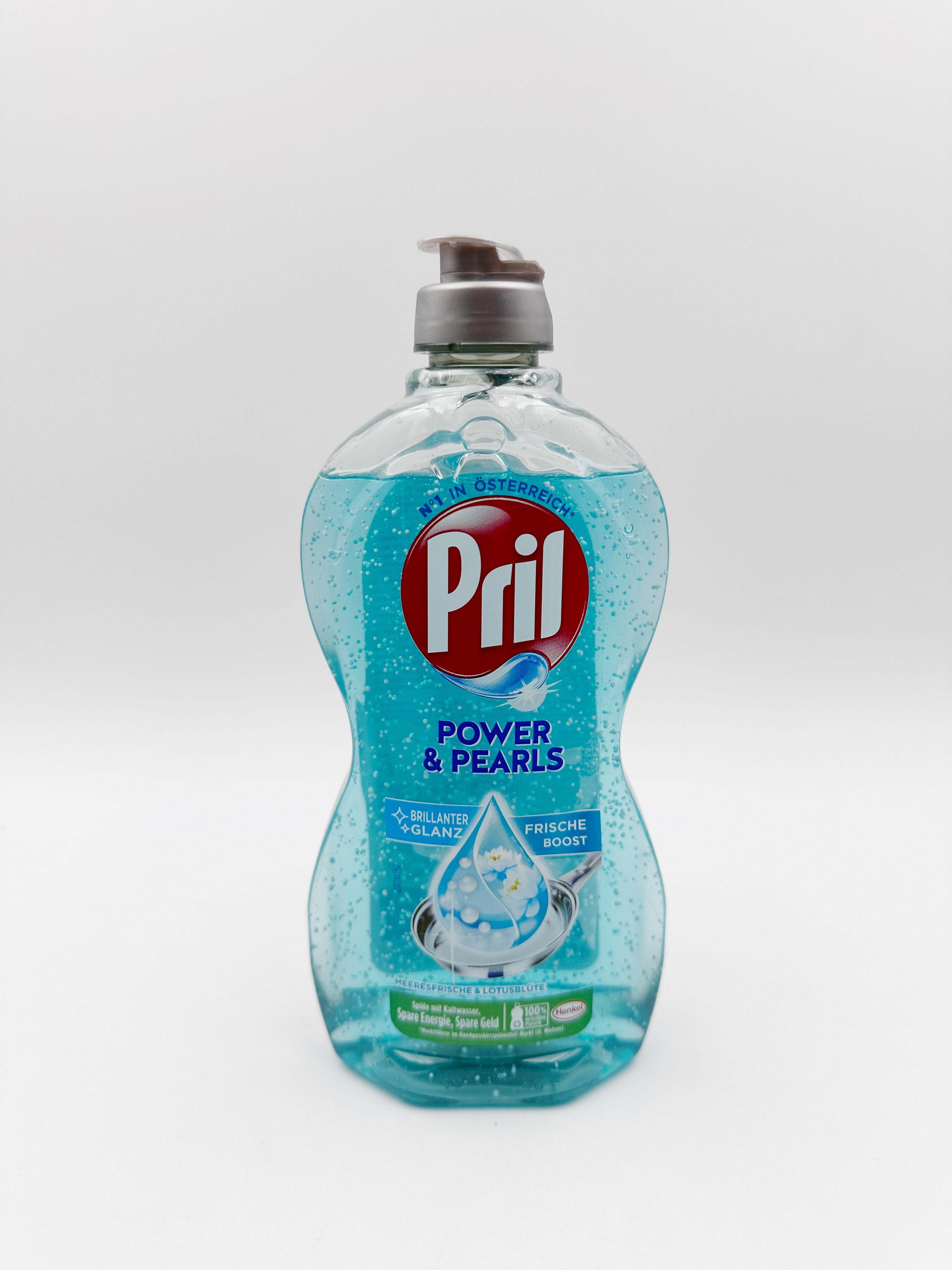 Pril Power & Pearls Spülmittel mit Meeresfrische & Lotusblume
