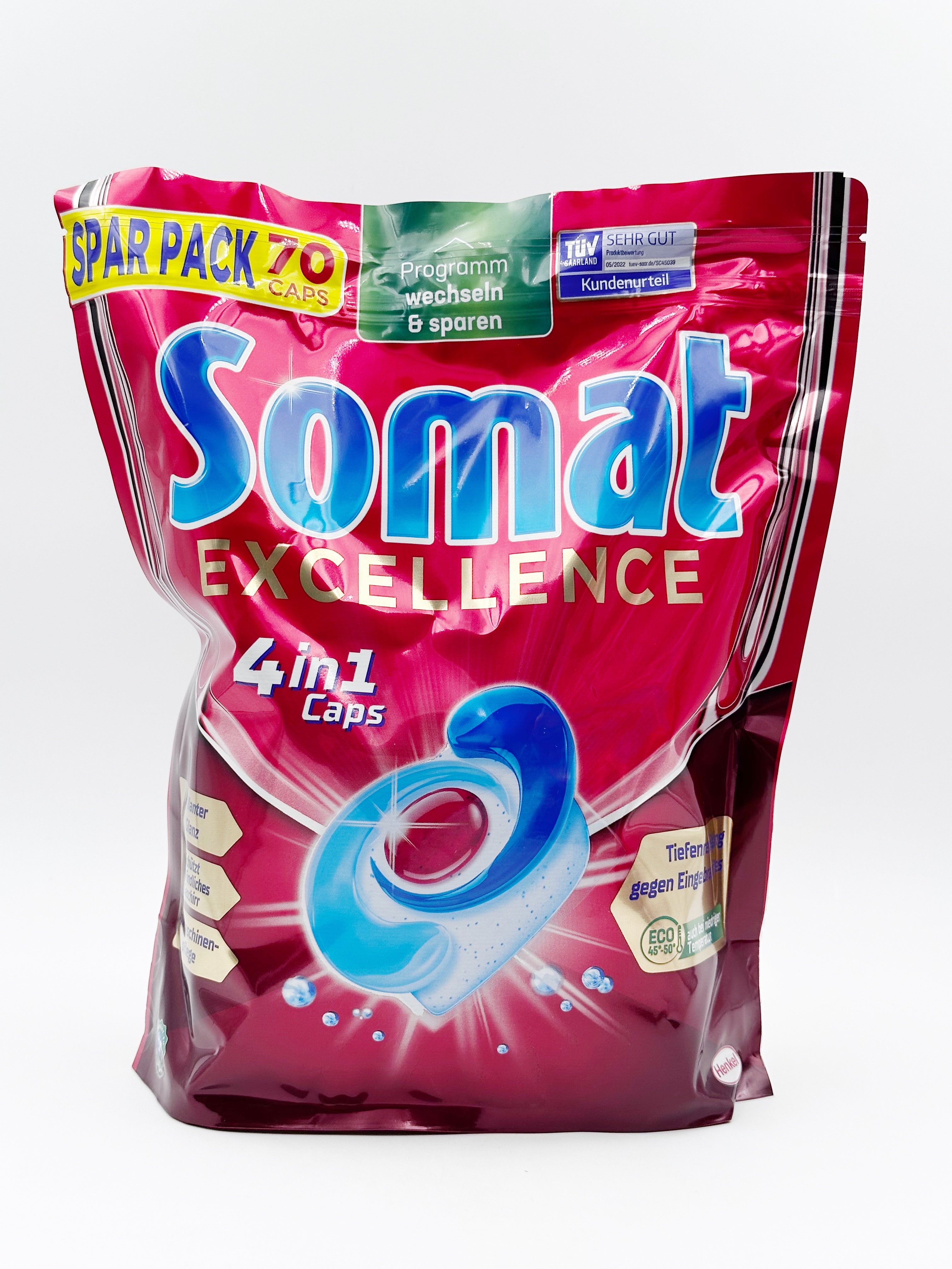 Somat Excellence 4in1 Caps – 70 Stück