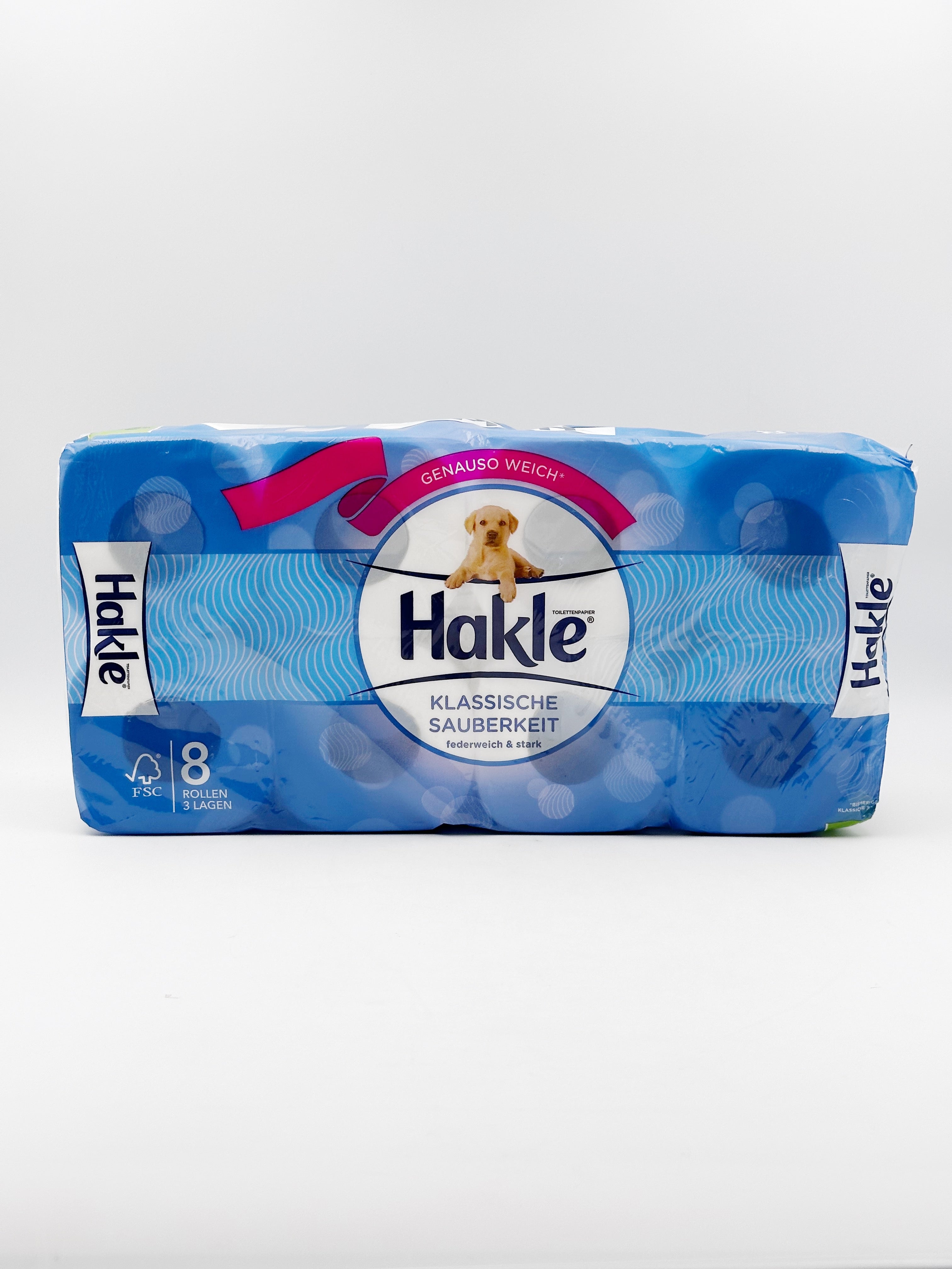 Hakle Toilettenpapier Klassische Sauberkeit 8er